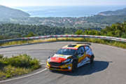 Luca Panzani al Rallye Isola d'Elba:  gara difficile ma podio confermato