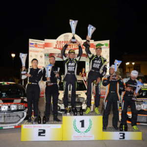 A RUDY MICHELINI E MICHELE PERNA (SKODA FABIA R5)   LA 53^ COPPA CITTA' DI LUCCA