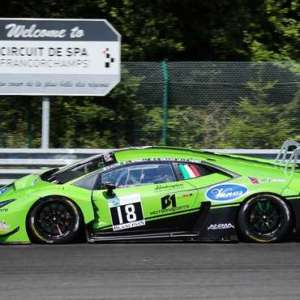 SPA-FRANCORCHAMPS: DURA 21 ORE IL SOGNO DEL TEAM ANTONELLI MOTORSPORT IN BELGIO DI SCENA ANCHE IL LAMBORGHINI SUPER TROFEO EUROPA CHE VEDE JOFFREY DE NARDA E KIKKO GALBIATI CENTRARE UN PODIO ASSOLUTO IN GARA 1
