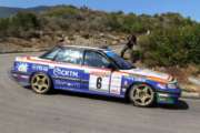 Il XXX Rallye Elba Storico-Trofeo Locman Italy  è ancora di Riolo-Floris (Subaru Legacy)