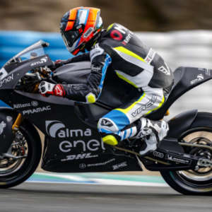 JerezTest D1. Alex De Angelis e Josh Hook per la prima volta sulla MotoE di Alma Pramac Racing.