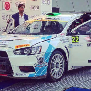 Gian Maria Gabbiani al via dell’11° Franciacorta Rally Show