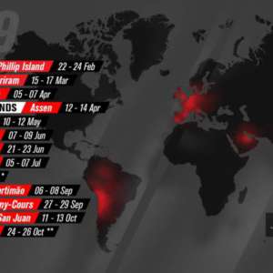 Calendario provvisorio del MOTUL FIM Superbike World Championship 2019