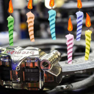 I freni Brembo scrivono a Valentino Rossi per i suoi 40 anni