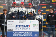 Hadrien David and Ugo Gazil open their scores at Nogaro