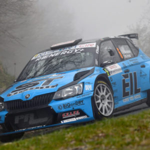 Movisport sugli scudi del "tricolore" rally:  al "Sanremo" Michelini passa al comando della classifica "asfalto"