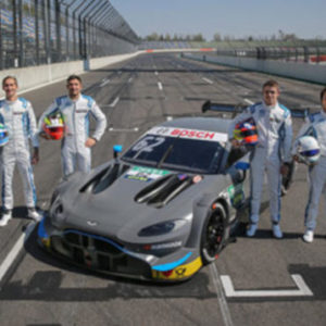 Aston Martin Vantage DTM continues to make progress in ITR tests at the Lausitzring
