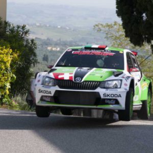 LUCA ARTINO AL VIA NELLA "SUA" GARA:  AL "VALDINIEVOLE" DI NUOVO IN SKODA