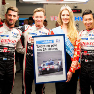 Toyota Gazoo Racing en pole position des 24 Heures du Mans 2019