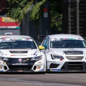Nardilli show a Imola con la Honda TCR di MM Motorsport