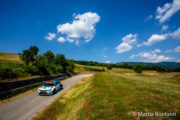Alessandro Re in testa al Rally del Casentino dopo la prova spettacolo "Bibbiena"