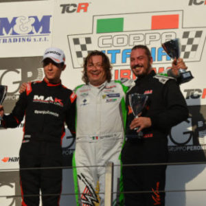 Aiello due volte sul podio di Vallelunga con la Honda TCR della MM Motorsport