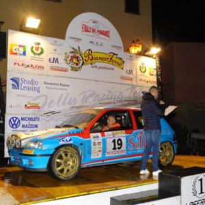 MARCO GIANESINI A PODIO DI A7 AL RALLY DI POMARANCE