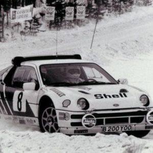 AD ADRIA RALLY SHOW UN'APRIPISTA "GRUPPO B":  LA FORD RS 200 EX BLOMQVIST