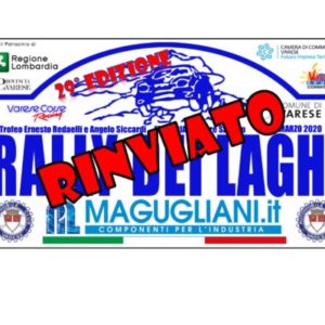 RINVIATO IL RALLY INTERNAZIONALE DEI LAGHI
