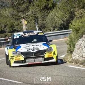 PAUL ALERINI E' 3° AL RALLY SAINTE-BAUME CON LA SKODA ERREFFE