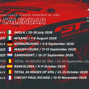Summer start confirmed for GT World Challenge Europe Powered by AWS