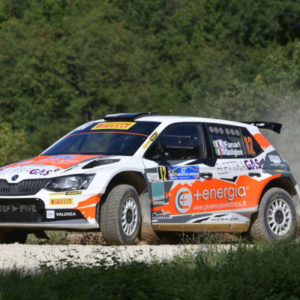 Francesco Fanari ritrova il sorriso sul "Tetto delle Marche":  al Rally Adriatico settimo assoluto e secondo "Raceday"