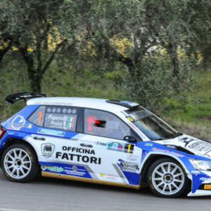41° RALLY CITTA' DI PISTOIA:  IL SUCCESSO A PAPERINI-FRUINI (SKODA FABIA R5)