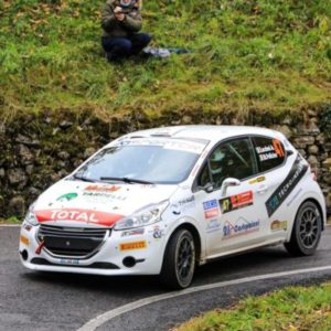 SORRISO A META' PER CHRISTOPHER LUCCHESI AL RALLY DUE VALLI
