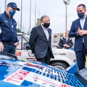 JEAN TODT, PRESIDENTE DELLA FEDERAZIONE INTERNAZIONALE DELL’AUTOMOBILE:  “SONO QUI PER ESSERE VICINO A CHI ORGANIZZA RALLYLEGEND  IN QUESTO MOMENTO DIFFICILE. BELL’AMBIENTE E ATTENZIONE ALLA SICUREZZA”.