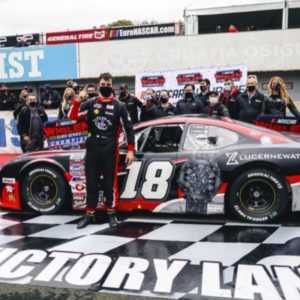 Vittorio Ghirelli domina dalla partenza all'arrivo e vince la sua prima gara NASCAR all'Automotodrom Grobnik