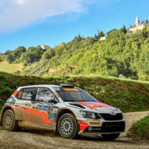 Francesco Fanari all'ultima "tricolore" del "Tuscan Rewind":  in cerca di un buon risultato finale in campionato.