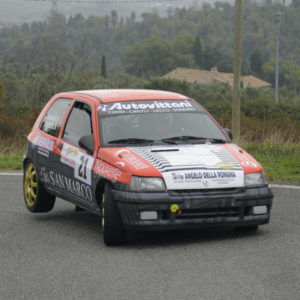 AL 7° RALLY DAY DI POMARANCE  VITTORIA PER GIANESINI-BERGONZI (Renault Clio Williams)