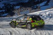 GIACOMO OGLIARI IN GARA ALL' ADRIA RALLY SHOW