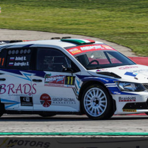 UNA FORATURA FRENA AVBELJ AD ADRIA RALLY SHOW