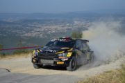 DUE SKODA DEL TEAM ERREFFE IMPEGNATE SUGLI STERRATI DEL RALLY VAL D'ORCIA