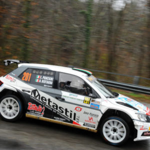 LUCA PANZANI, "ARGENTO AMARO" AL CIOCCO "REGIONALE" CON LA FABIA R5