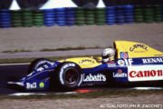 Williams FW14, vincente con la Renault