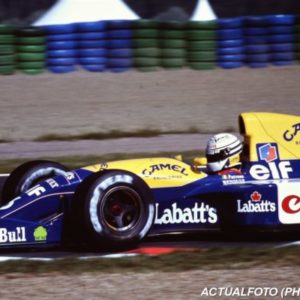 Williams FW14, vincente con la Renault