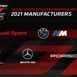 Expanded field of six manufacturers to contest global Fanatec GT World Challenge Powered by AWS in 2021