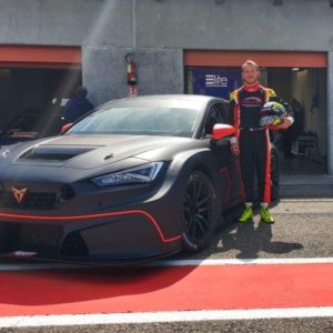 Michele Imberti sulla CUPRA TCR di ELITE Motorsport nel TCR Italy