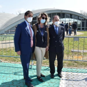 Vaccini COVID in tribuna all’autodromo di Monza