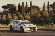 Il 6° Rally Colline Metallifere e Valdicornia  a Pinzano-Zegna (Skoda Fabia R5)