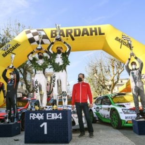 Luca Pedersoli in meta: vittoria al 54° Rallye Elba - "Trofeo GINO MINI" dopo una prestazione di classe.