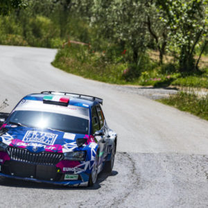 36°RALLY DELLA VALDINIEVOLE E MONTALBANO: PASSA (DOPO 22 ANNI) LO “STRANIERO”.VITTORIA DEI LOMBARDI MIELE-BELTRAME (Skoda Fabia R5)
