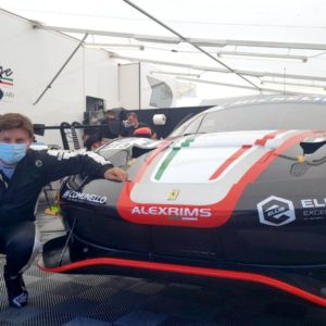 Montermini in gara a Monza su Ferrari 488 nella Le Mans Cup