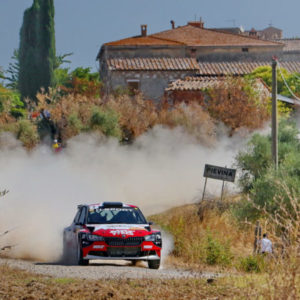 AL 15° RALLY CITTA' DI AREZZO-CRETE SENESI E VALTIBERINA E' ANDREUCCI-TRIS