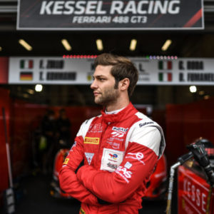 Giorgio Roda subito in pista al Nürburgring