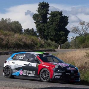 39° RALLY DI CASCIANA TERME  VITTORIA "TEDESCA", CON SANTINI-POLLINI E LA POLO R5
