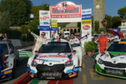 MM MOTORSPORT VINCE IL RALLY DI REGGELLO  CON CARLO ALBERTO SENIGAGLIESI E LA SKODA FABIA R5 EVO