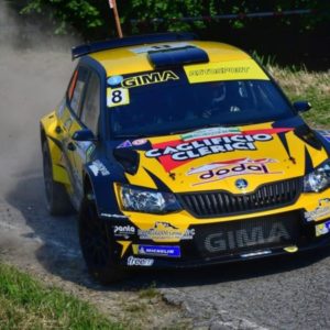 IVAN FERRAROTTI ALL'ATTACCO DEL RALLY SAN MARTINO DI CASTROZZA