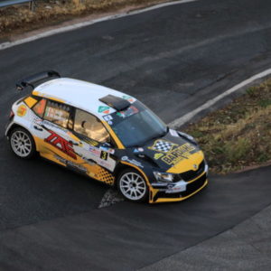 UN NUOVO "ARGENTO" PER ANDREA VOLPI:  AL TROFEO MAREMMA GARA "DA CARDIOPALMA" CON LA SKODA FABIA R5