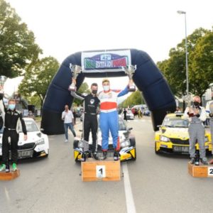MM MOTORSPORT E ALESSIO DELLA MAGGIORA  SUL PODIO DEL RALLY CITTÀ DI PISTOIA