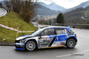 MARCO COLOMBI ED ANGELICA RIVOIR VINCONO 1° RALLY VALLE IMAGNA