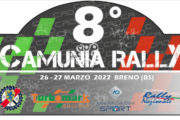 L'OTTAVA EDIZIONE DEL CAMUNIA RALLY SI CORRERÀ A MARZO